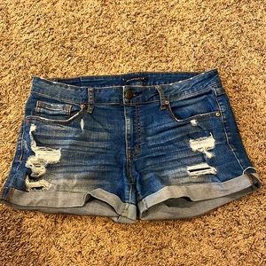 denim jean shorts